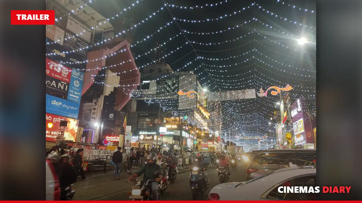 Bengaluru at night, setting of the Aavesham trailer