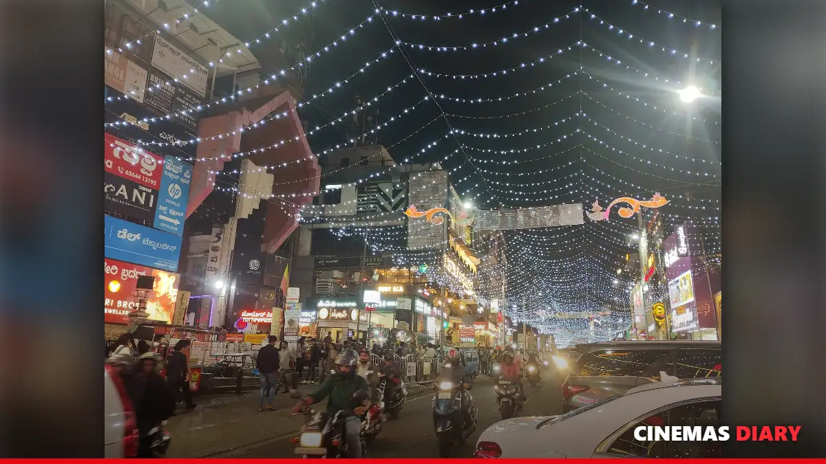 City lights at night, the setting teased in the Lokah Chapter 1 trailer