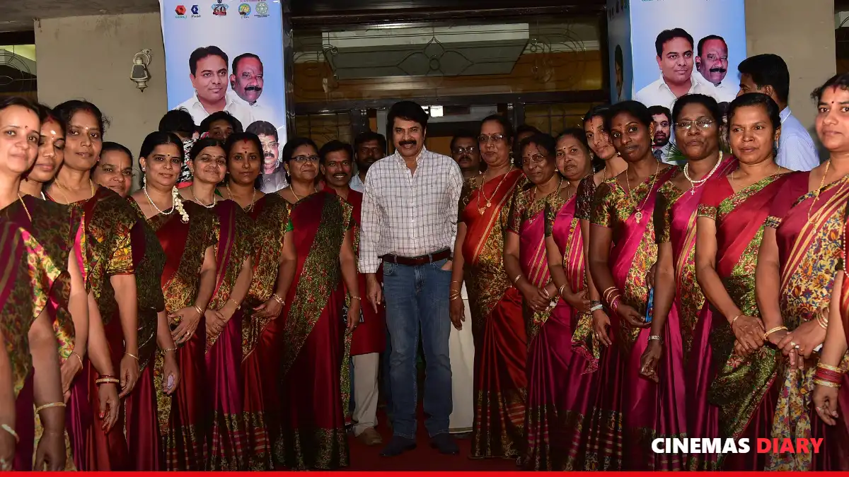 Mammootty at an event, star of many acclaimed Mammootty movies