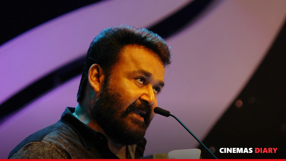 Mohanlal at a public event, star of many hit Mohanlal movies