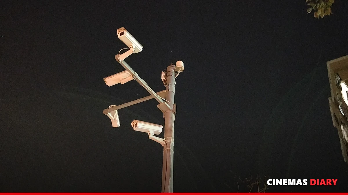 Surveillance cameras, a key theme of the Patriot movie