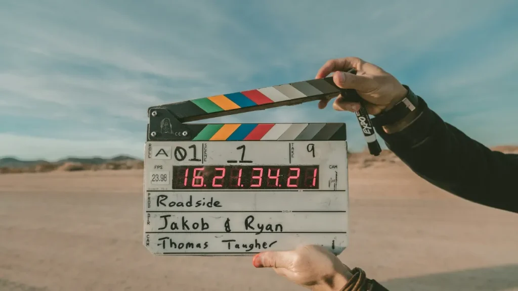 Film clapboard for Titans Malayalam movie